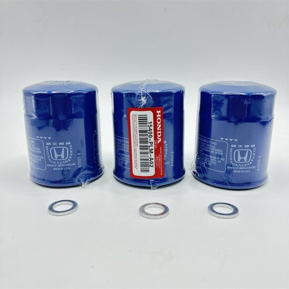 Genuine Honda 15400-PLM-A02 Oil Filter 3 Pk Filters, 3 Washers - Picture 5 of 6